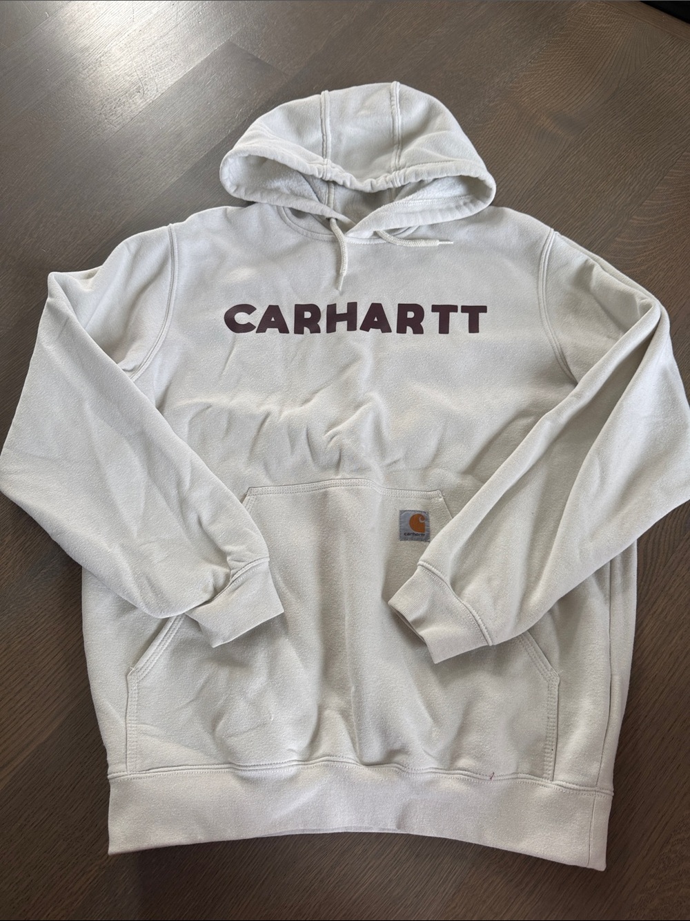 White mens carhartt hoodie